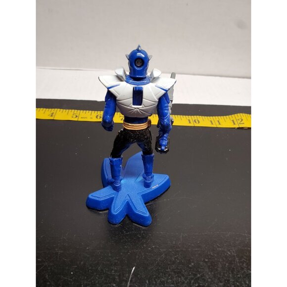 Blue Action Figure On Star-Shaped Base With Sword - Picture 3 of 9